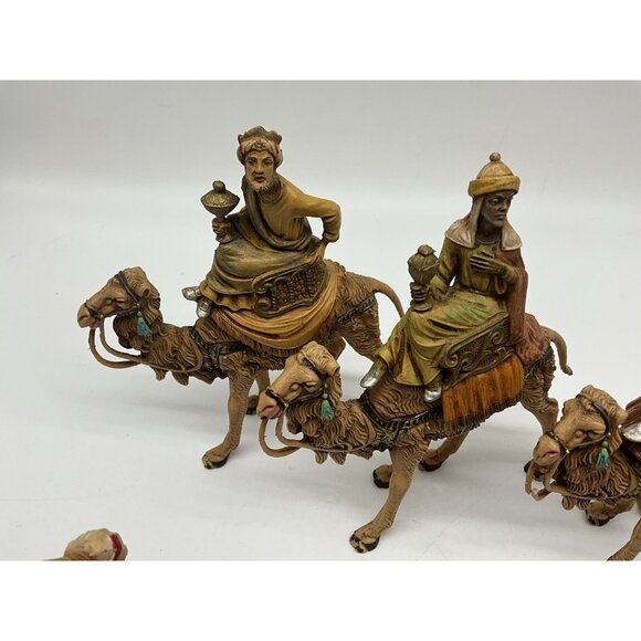 1983 Fontanini Depose Italy Nativity Figurines W/Spider Mark 5" Set of 17 VTG - Picture 16 of 16